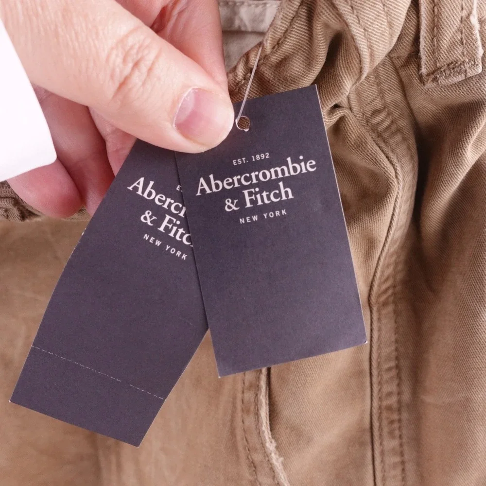 Abercrombie & Fitch  Mens 33 Classic Paratrooper Cargo Shorts Military Y2K NWT